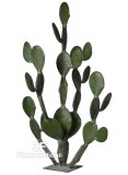 CACTUS FICO D'INDIA h cm 168-Cactus artificiale fico d'india, piante grasse artificiali.