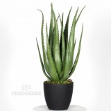 Aloe h cm 75 UVR-Aloe artificiale, piante grasse artificiali