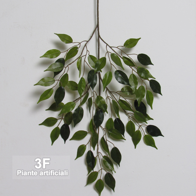 60 cm Mini ficus cespuglioso Verde Leaf Pianta/Albero Artificiale di Ficus con Foglie 