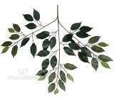 FICUS ECO X 42 UVR (VERDE) - RAMO-Piante artificiale, Ficus artificiale verde adatto all'uso esterno.