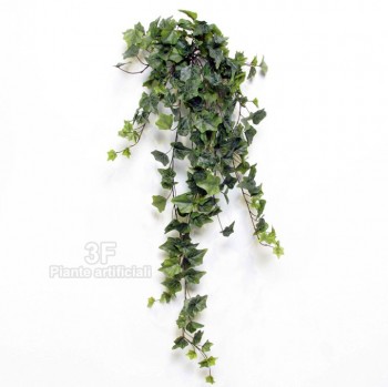 3F Piante Artificiali - V - Edera cm 100 Green Frosted x 244 foglie mini - Cadente