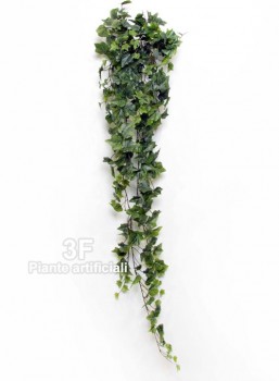 3F Piante Artificiali - V - Edera cm 130 Green Frosted x 303 foglie mini - Cadente