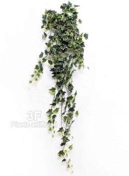 3F Piante Artificiali - V - Edera cm 130 Variegated Frosted x 303 foglie mini - Cadente