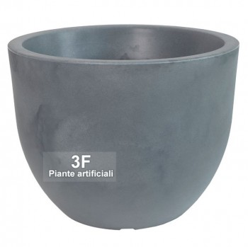 3F Piante Artificiali - PT - Cnl Vaso Conca Grigio Anticato