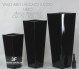 VASO ARES LACCATO LUCIDO NERO