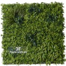 Giardino Verticale Mix Green M5-Giardino verticale artificiale, uso interno e esterno. Resistente alle intemperie.