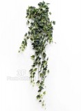 Edera cm 130 Variegated Frosted x 303 foglie mini - Cadente-PIante artificiali, cespuglio edera variegata artificiale.